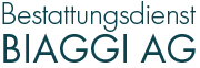 Logo Bestattungsdienst BIAGGI petrol 180